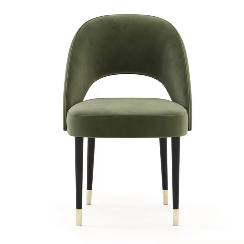 Nordic Velvet Cushion Dining Chair