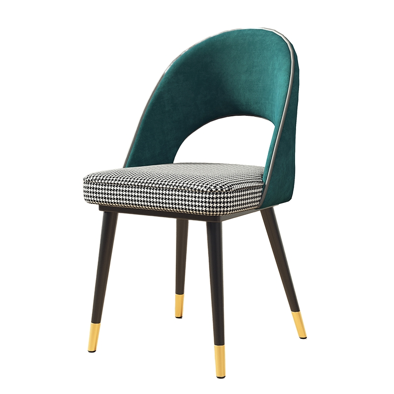 Nordic Velvet Cushion Dining Chair