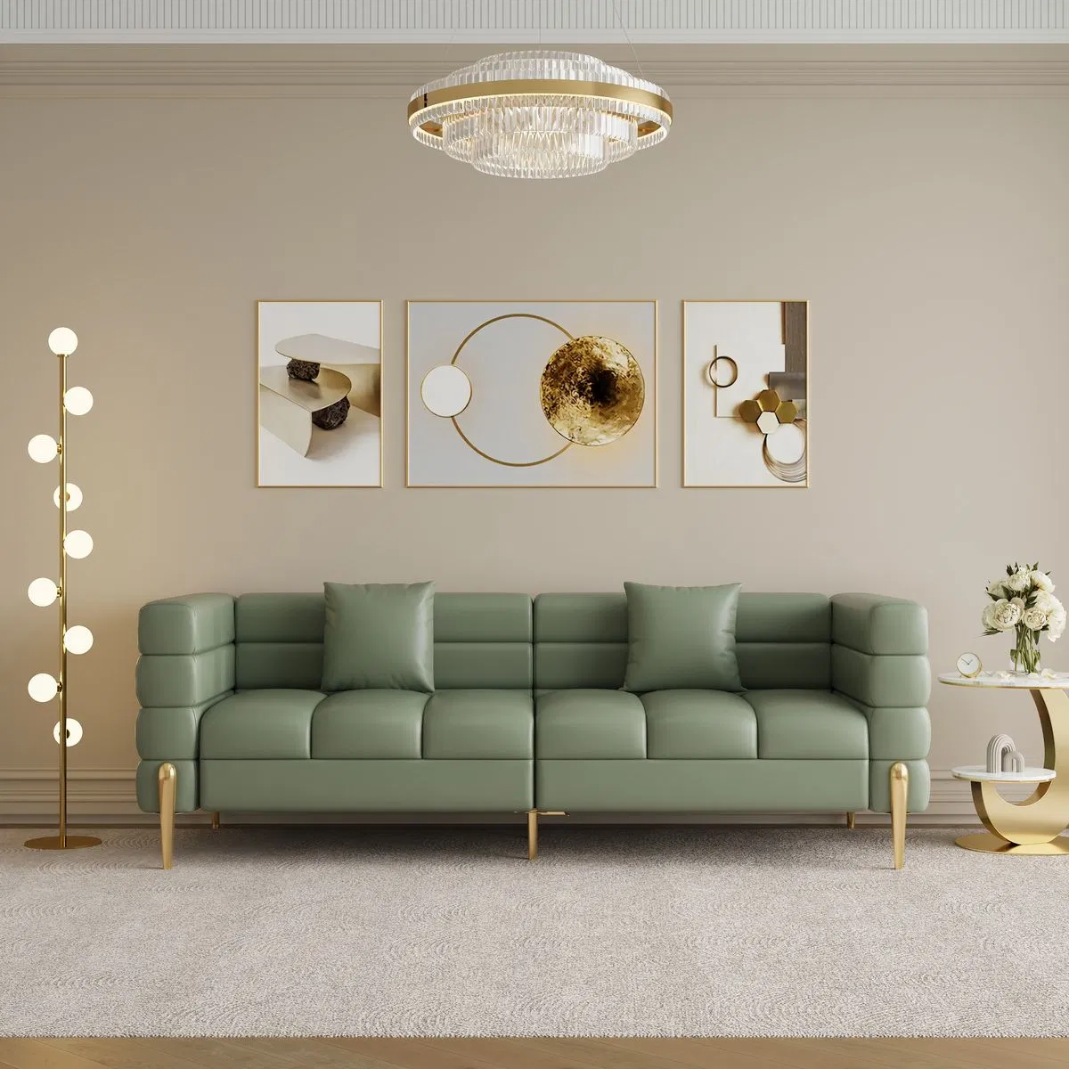 Contemporary Ergonomic Lounge Sofa