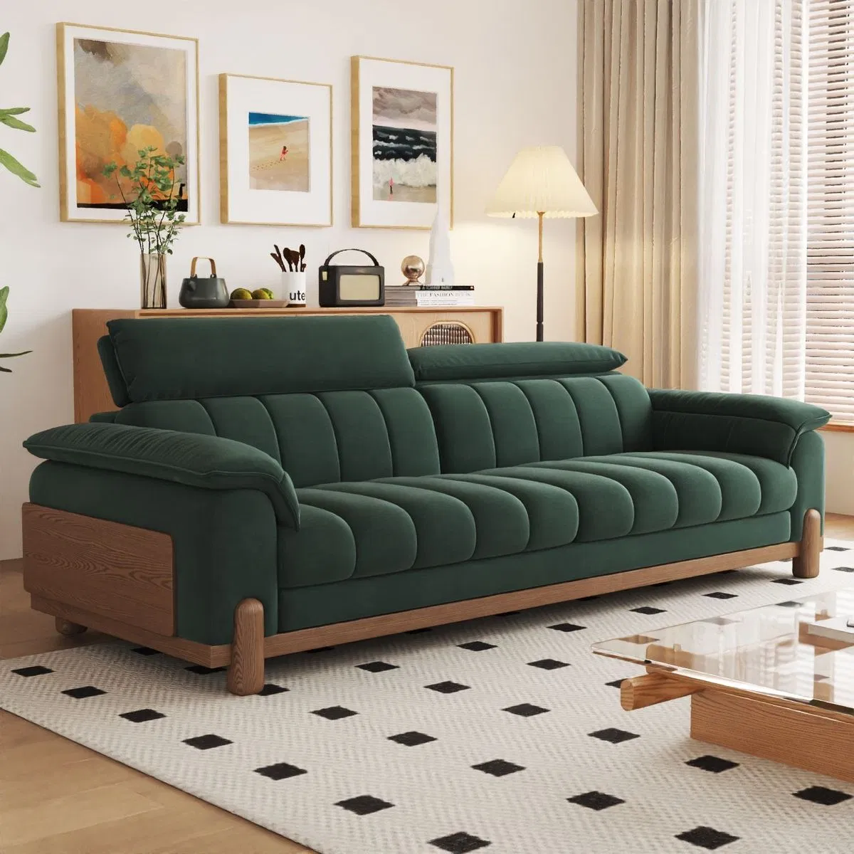 Contemporary Ergonomic Lounge Sofa