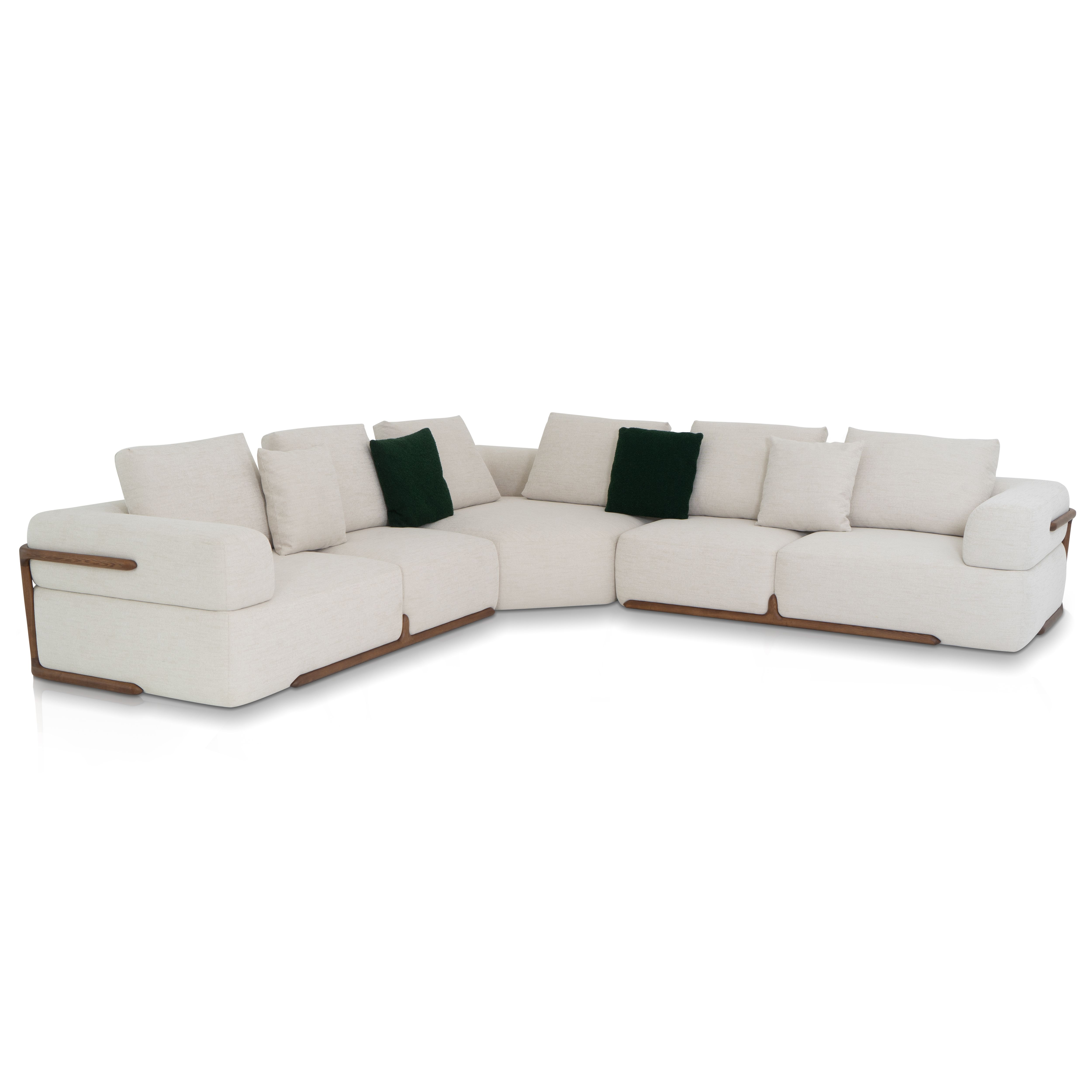 Italian Luxury Sectional Sofa Set