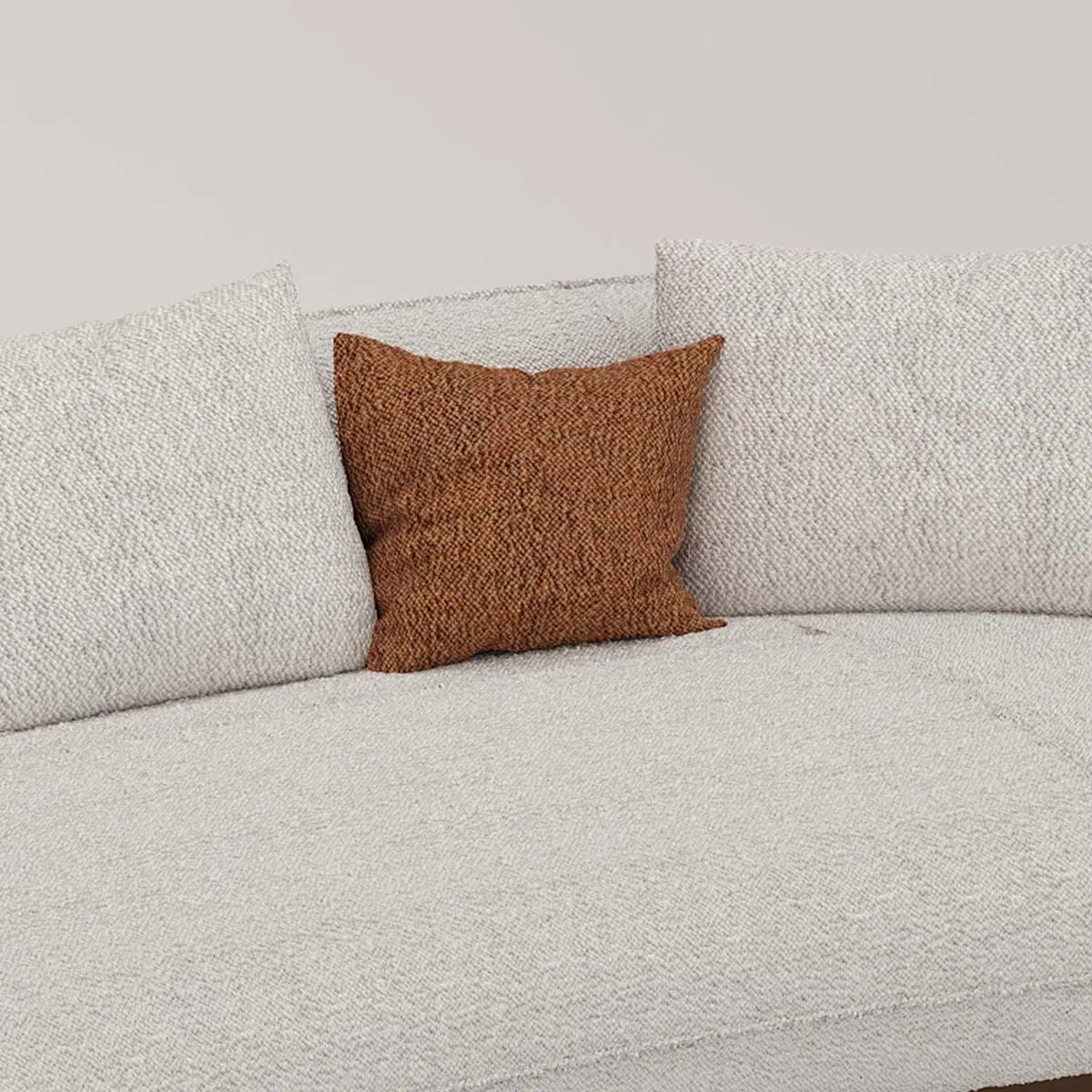 Solid Wood Three Seater Sofa