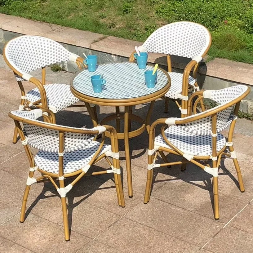 Antique Rattan Dining Set