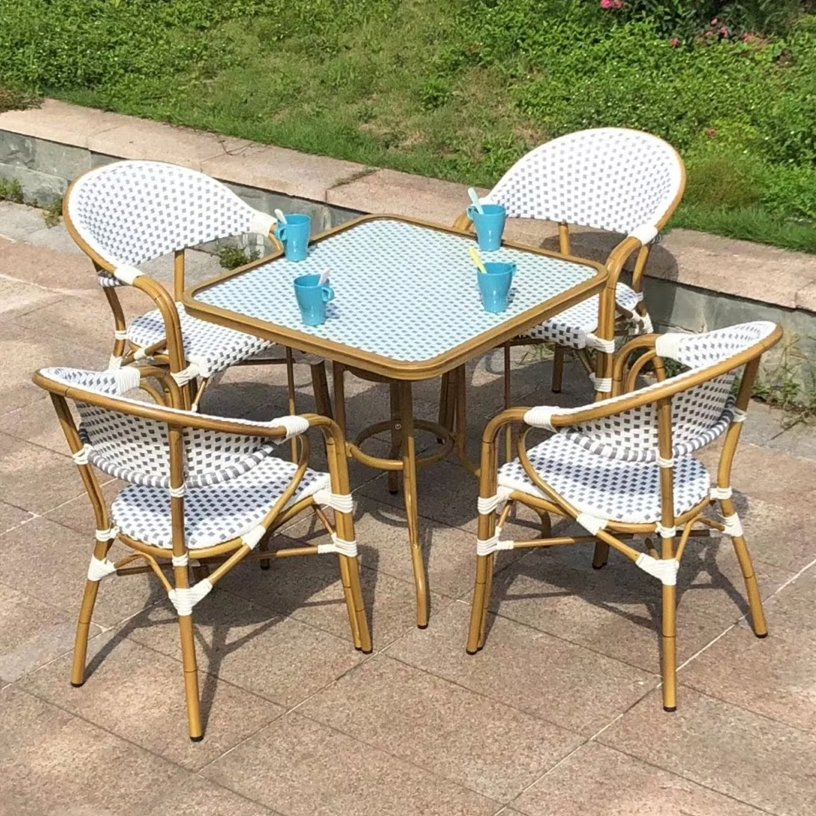 Antique Rattan Dining Set