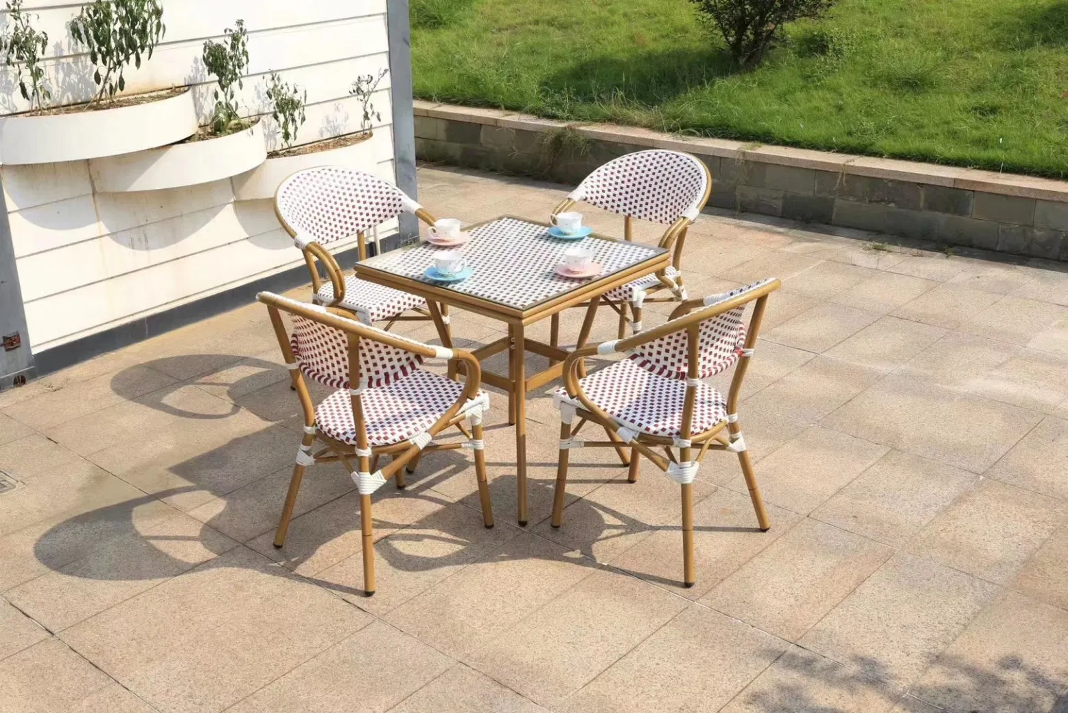 Antique Rattan Dining Set