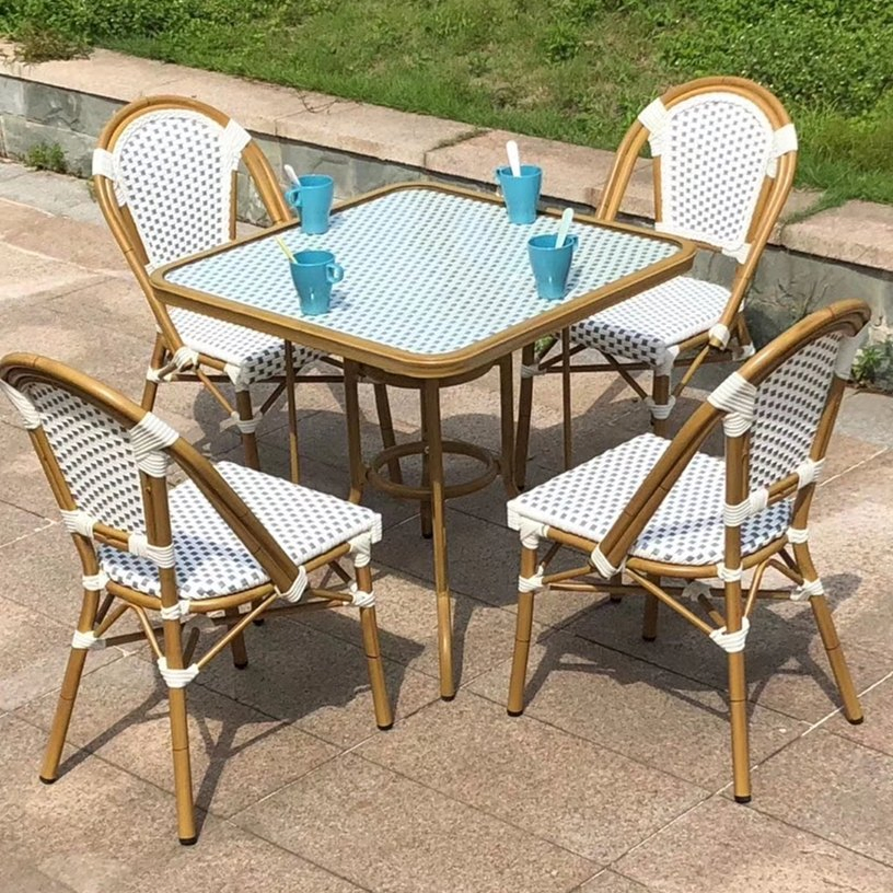 Antique Rattan Dining Set