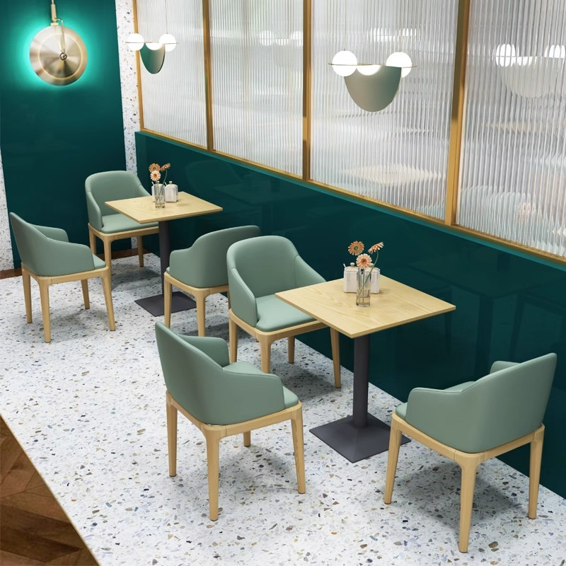 Cafe Dining Table Set with 2 Chairs