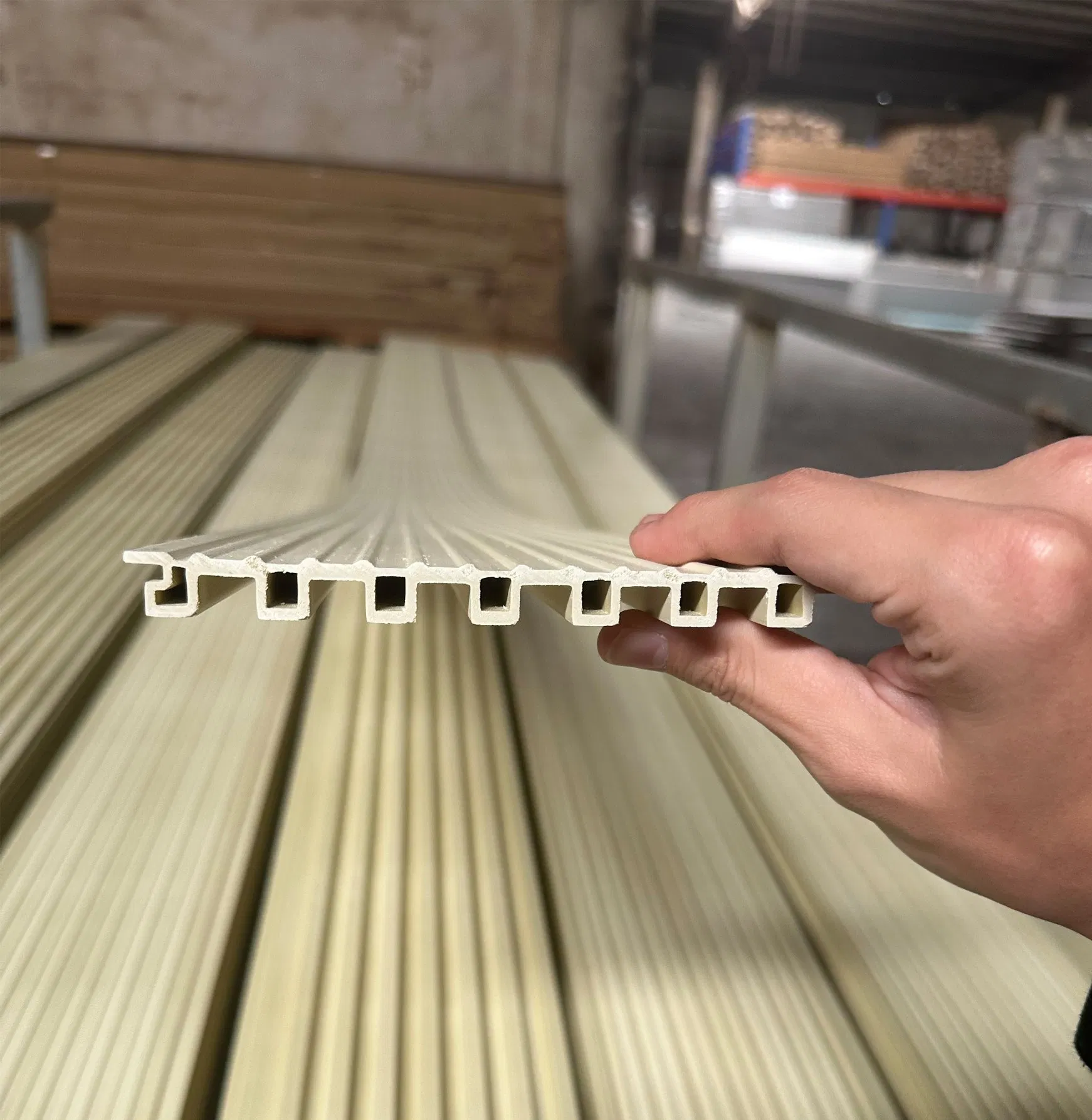 3D Fluted WPC Grille Board