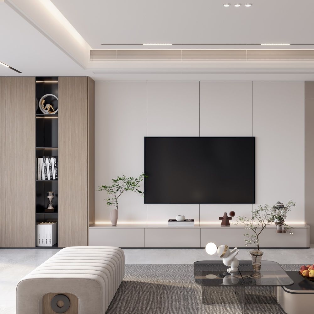 L Shape Modular TV Cabinet