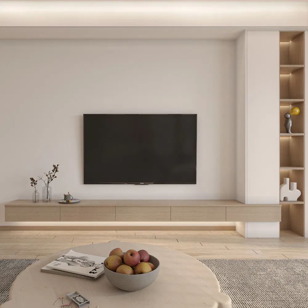 L Shape Modular TV Cabinet