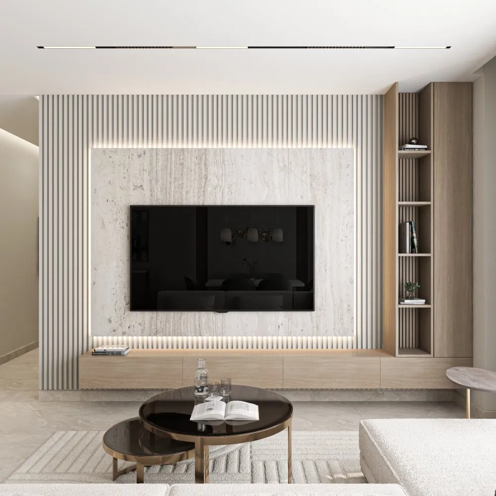 L Shape Modular TV Cabinet