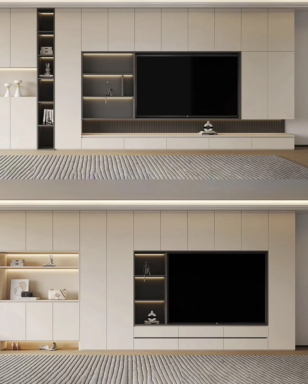 Stylish Wooden TV Stand