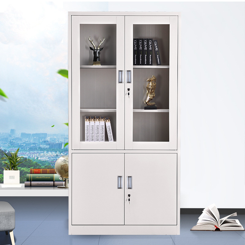 Four Door Lockable Steel Cupboard