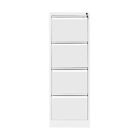 White Steel 4 Drawer Cabinet